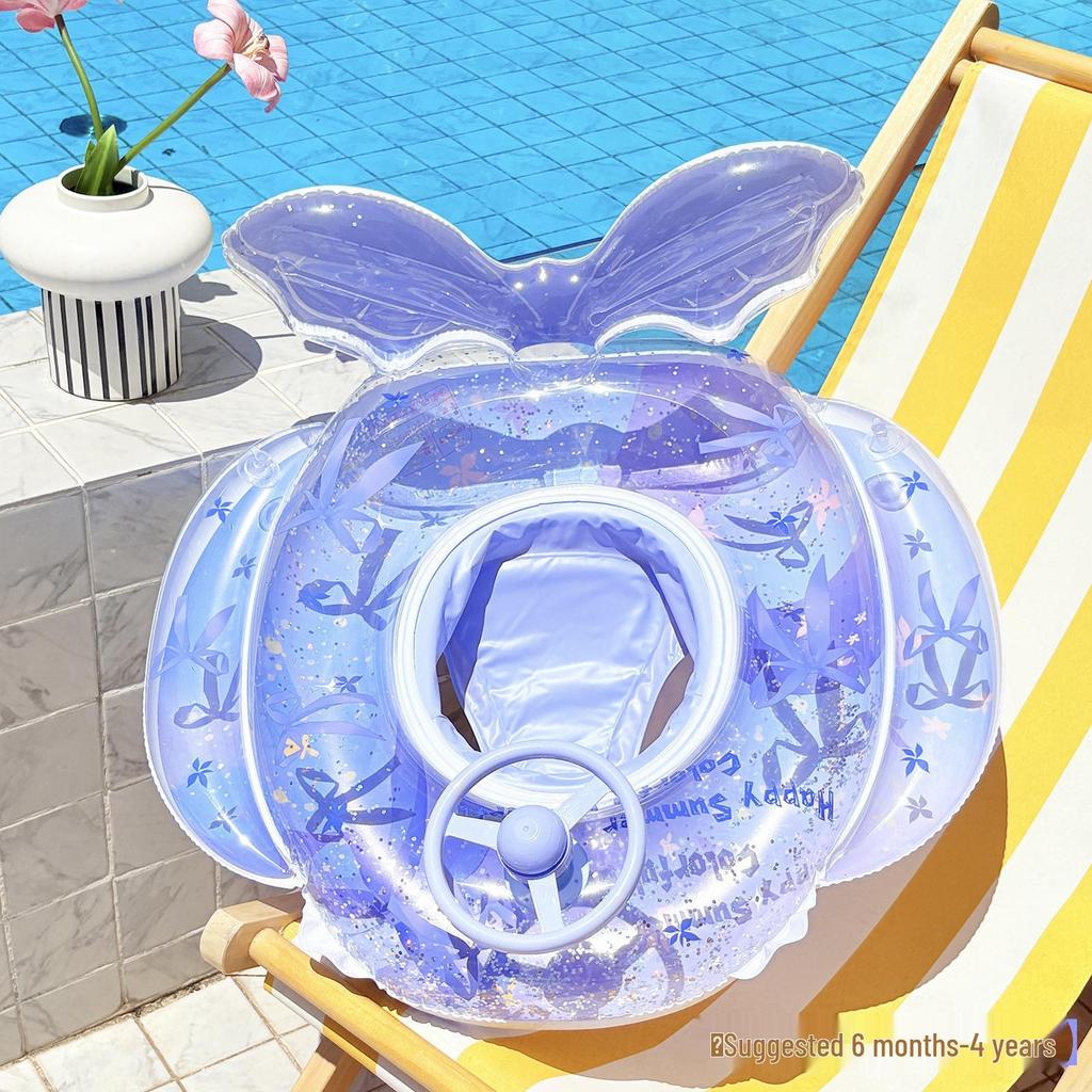 Pogrubione PVC Nadmuchiwane Zwierzęce Kółko do Pływania - Uroczy Wzór Tygrysa i Żółwia dla Dzieci