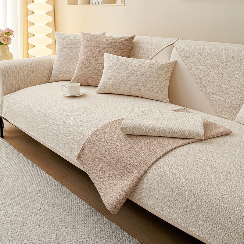 Chenille Sofa Cushion Cover Cloth Four Seasons Universal Sofa Towel Slipcover Non-Slip Cover Blanket Anti-Scratching