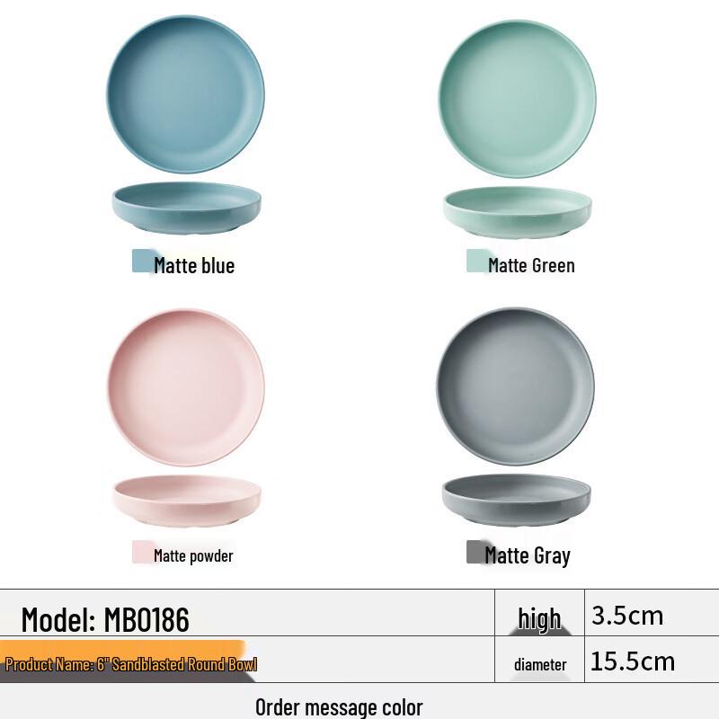 ZISIZ Nordic Style Durable Melamine Divided Plate