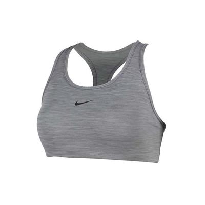 Swoosh Biustonosz Sportowy z Wycięciem na Plecach U-Back Średnie Wsparcie Kobiety Biustonosz Sportowy Szary Dymny BV3637-084