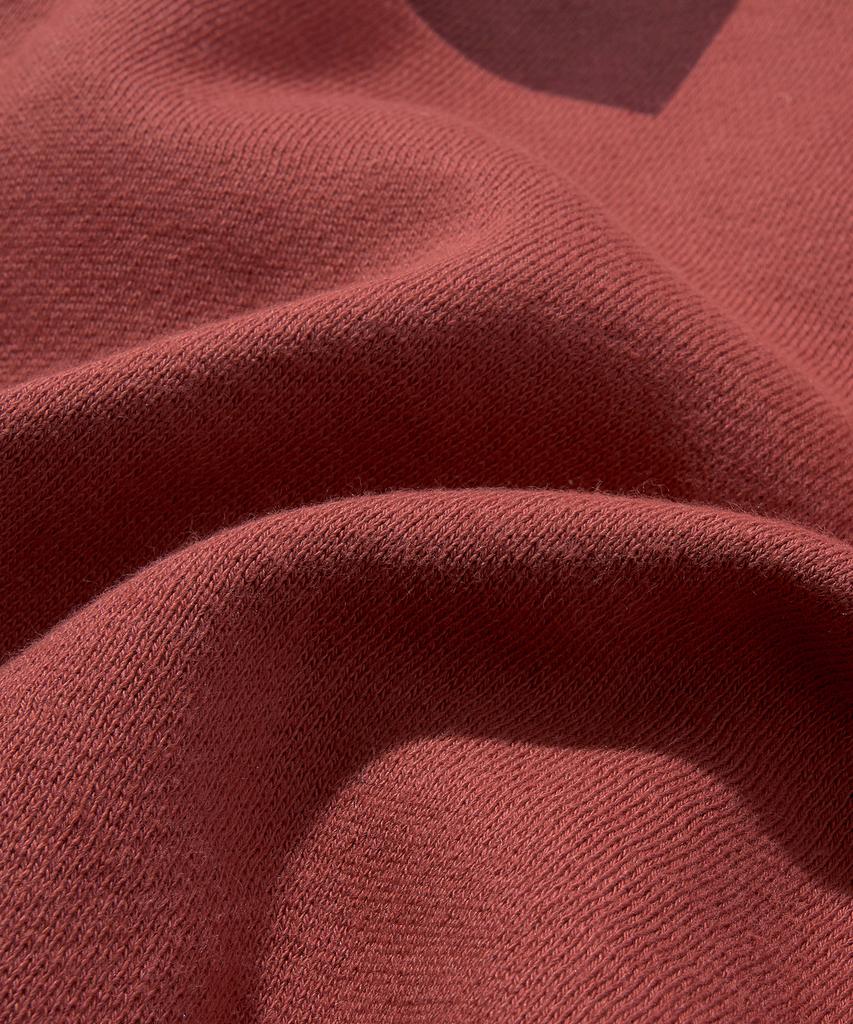 DISCUS ATHLETIC Brushed Regular Fit Vintage Logo Sweatshirt Brick Red