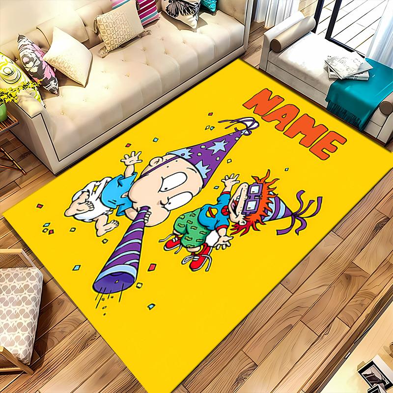 Custom personalization Rugrats Area Rug - Perfect For Kitchen, Bathroom,Laundry Room Decor Large Size Available,Gift All Seasons