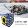 Squirrel Hammock For Cage Cotton Hammock Chinchilla Cube Sleeping Bed Cage Accessories Small Animal Hideaway Multifunctional