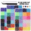 Fashion Art Rhinestones Set With 6 Different Styles Temperature Resistant Flat Back Items For Fabric Projects