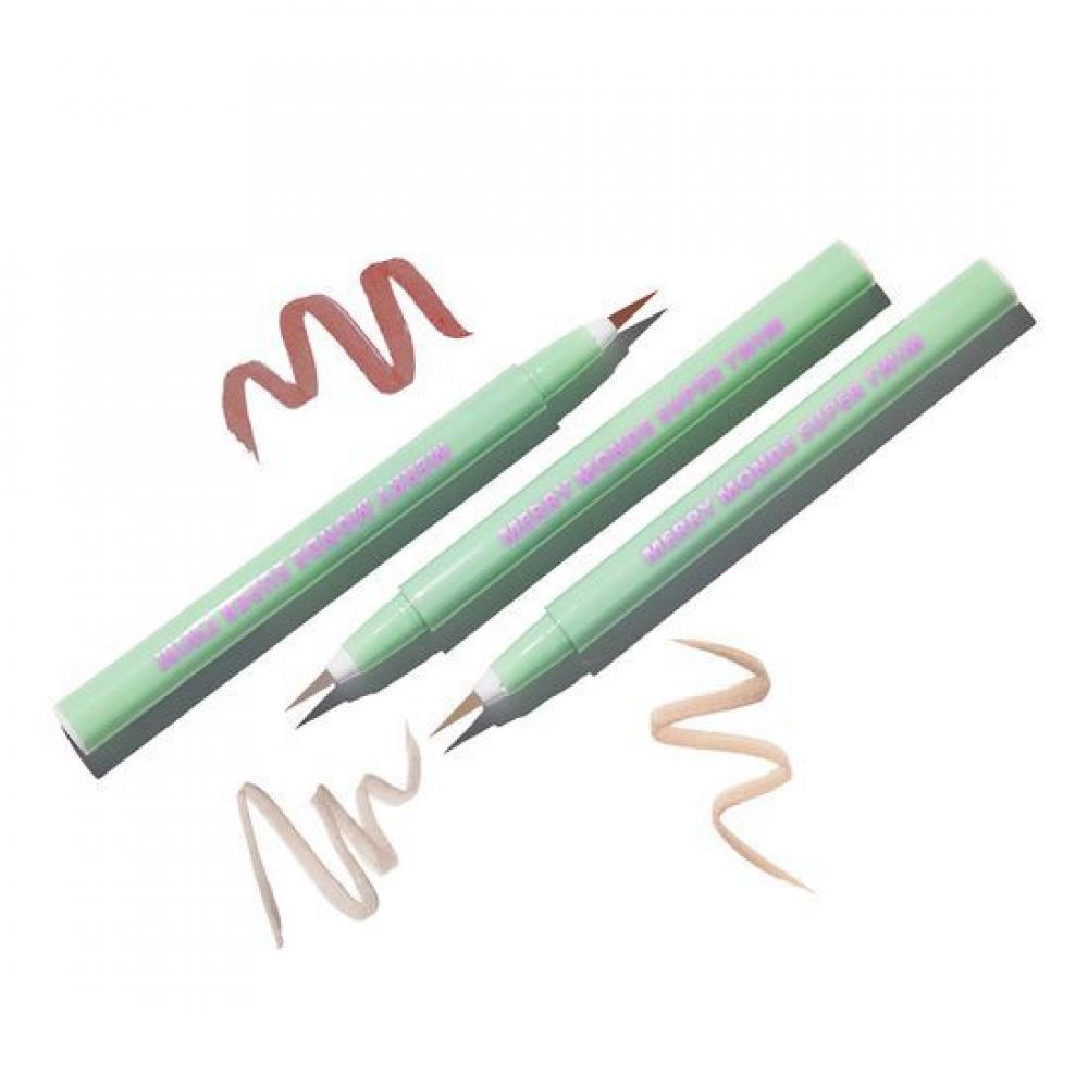 Merrimonde [poyonyon Pick] Marymond Super Split Pen Eyeliner 6 Colors New Warm Latte