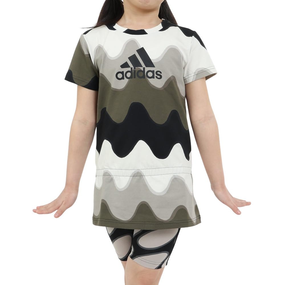 

Комплект верха и низа для детей Marimekko Allover Print Cotton Set ECH25 Cloud Light Six 120 [Adidas] Верх белый/светло-коричневый/бранч/черный низ