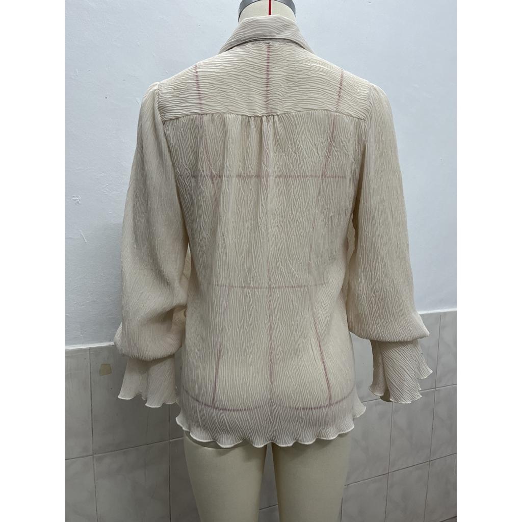 Spring New Women's Fashion Solid Color Lapel Long Sleeve Shirt Blouse For Women