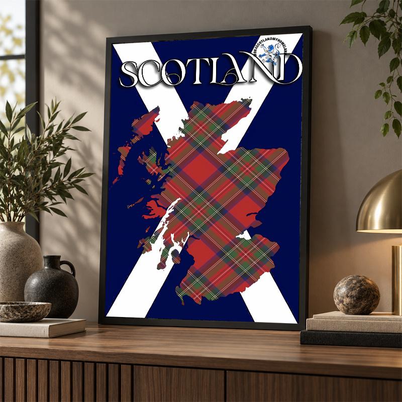 Scotland National Team Diamond Painting Kit 5D Full Drill DIY Diamond Mosaic Wall Art Home Decor