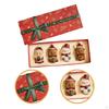 4 Pieces Christmas Mini Figurines Creative for Cabinet Fireplace Living Room