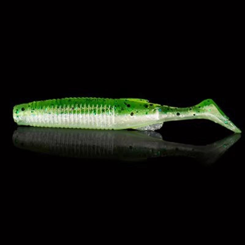 10Pcs Paddle Tail Swimbaits Competitive T Tail Soft Baits Soft Fishing Lures Artificial Wobbler Baits Enduring