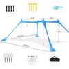 Seaside Beach Canopy, Beach Digging Tent, Sunshade and Sun Protection Tent, Outdoor Park, Fishing and Camping Tent