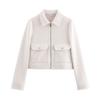 European and American Style, New Women's Clothing, Fashionable, Casual, Versatile 6-color Tweed Jacket