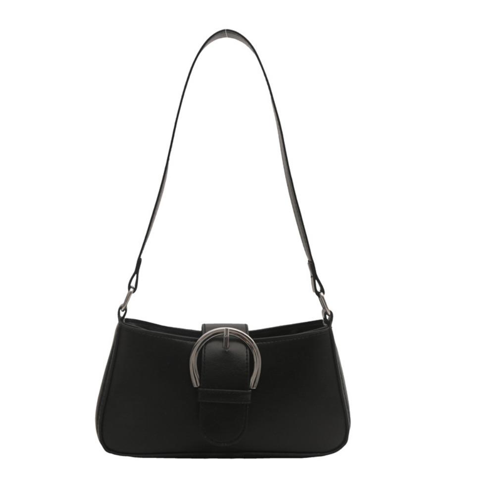 

Shoulder Bag Retro Underarm Bag Silver PU Handbag Fashion Girls/Female чёрный