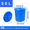 ZISIZ Food-Grade Plastic Bucket with Lid