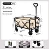 ZISIZ Faltbarer Outdoor Camping Utility Wagen