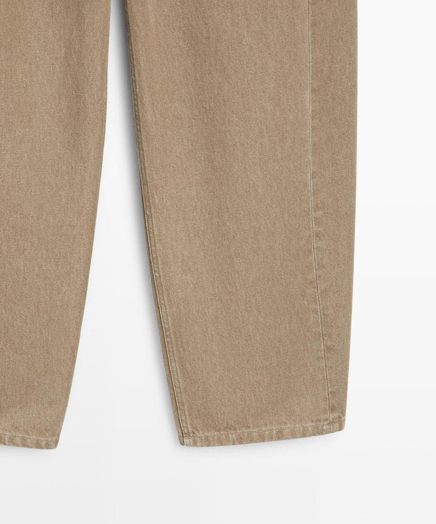 Masimodutti Balloon Mid-Waist Pants