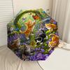 1PC Kittens, Butterflies Umbrella-8-Rib Reinforced Portable Folding Travel Suitable for All Seasons Outdoor Daily Use Is an Ideal Choice  -K0379