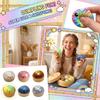 8cm Mini Squishy Knödel Spielzeug Weiches Langsam Aufgehendes Brötchenförmiges Stressabbau Spielzeug für Alle Altersgruppen Niedliches Essen Design Sensorisches Fidget Item