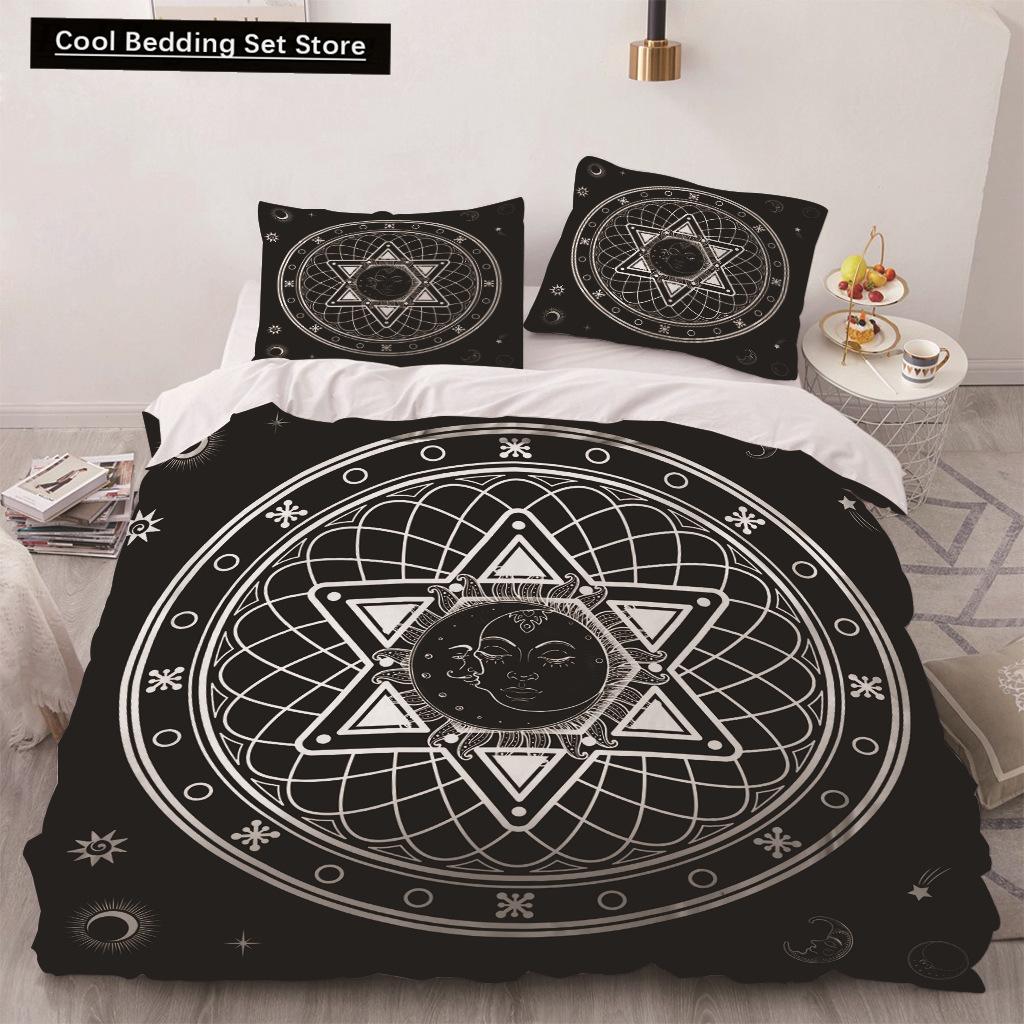 Africa Egypt King Queen Duvet Cover Egyptian Pharaoh Bedding Set for Teens Adults Ancient Frescoes 2/3pcs Polyester Quilt Cover