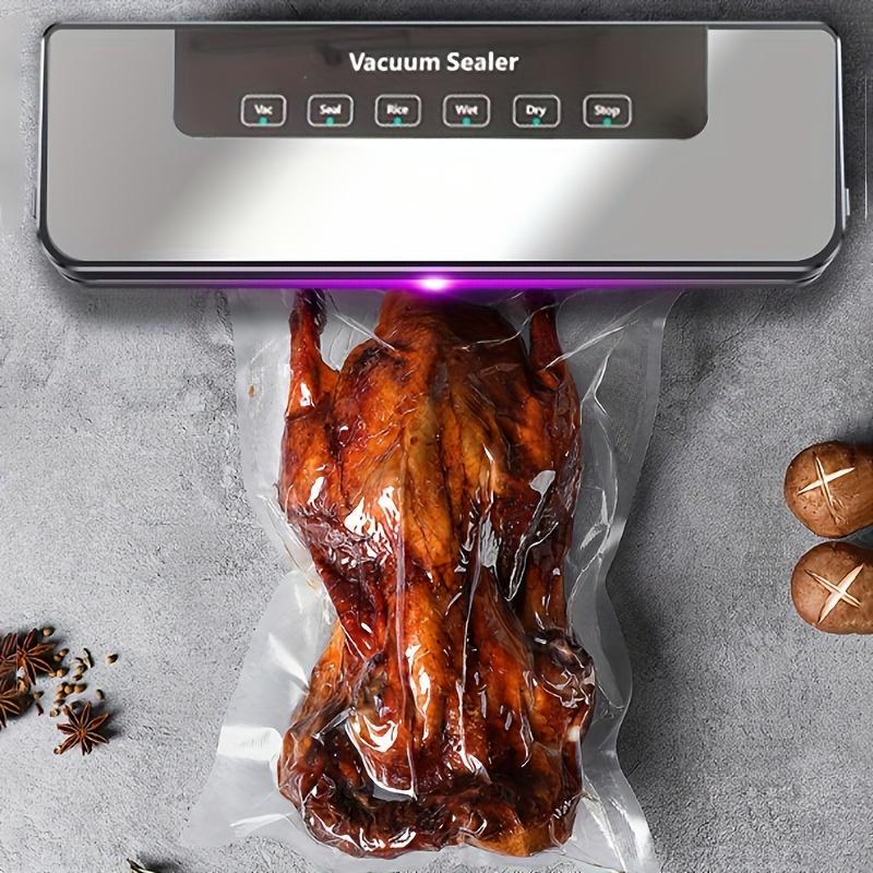 Household Automatic Vacuum Sealing Machine,kitchen Small Plastic Sealing and Preservation Machine, Food Vacuum Automatic Air Sealing Packaging Machine