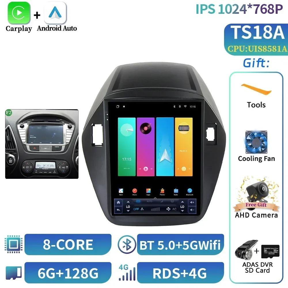 9.7" For Hyundai Tucson IX35 2009-2015 Car Radio Multimedia Navigation Wireless CarPlay 4G GPS Central Android Multimedia Screen