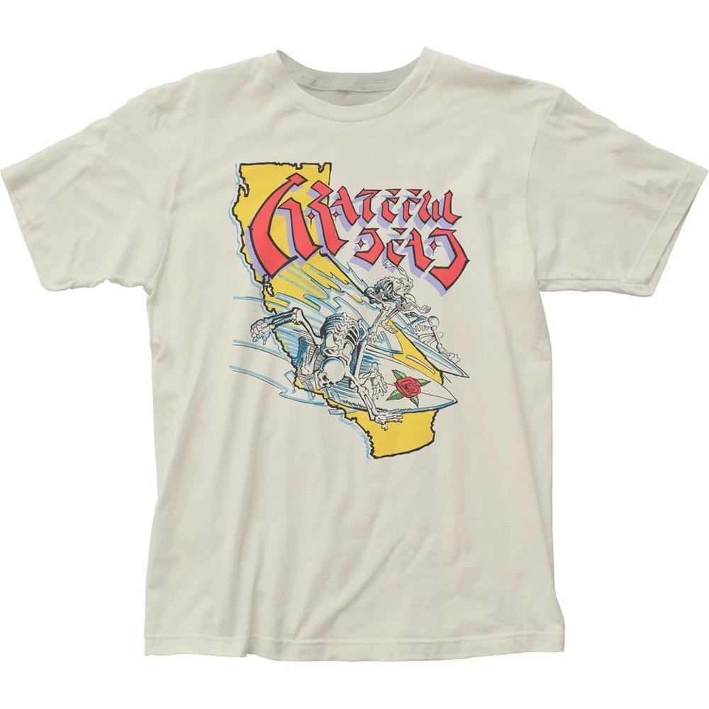 Grateful Dead California Mens T Shirt Music Classic Concert Band Tee New Natural Unisex T-Shirt S