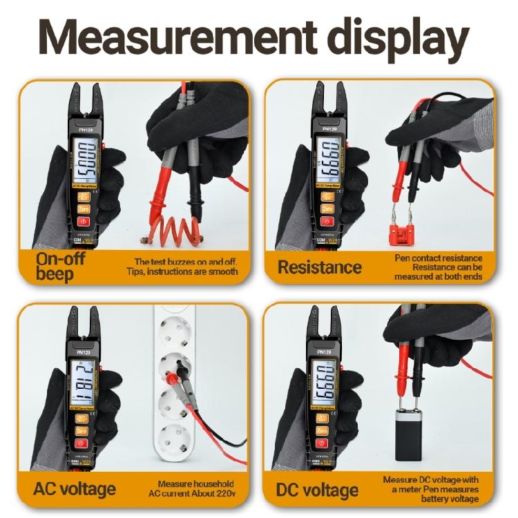 User Friendly Digital Clamp Meter Intelligent Multimeter Testers with High Accuracy & Large Display for Electrical Tasks
