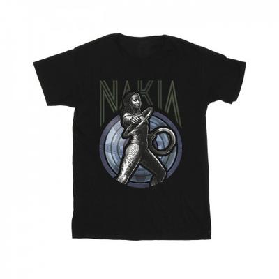 Mens Wakanda Forever Nakia Shield T-Shirt