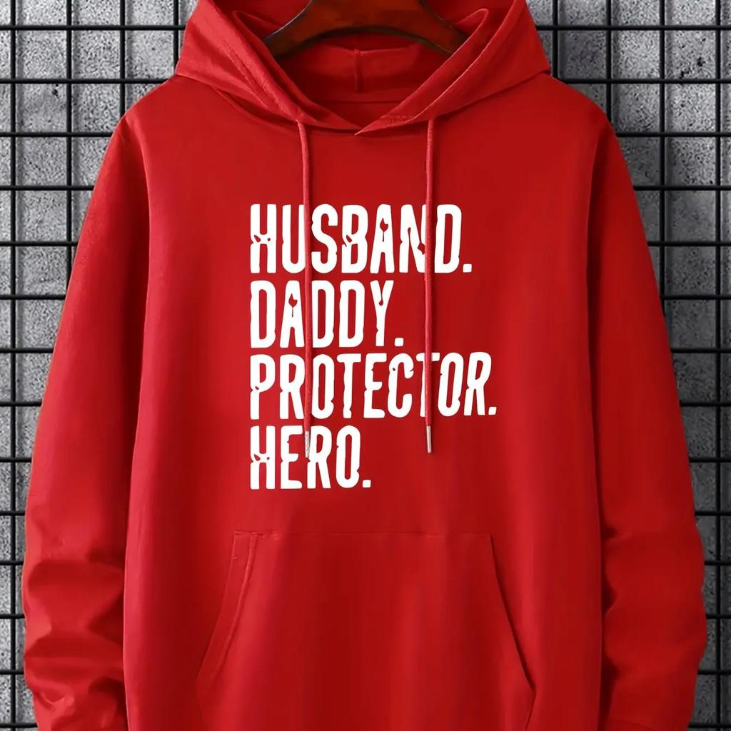 2025 Herren 2D Kapuzenpullover Neu Frühling-Sommer/Winter Solider Druck Kapuzen-T-Shirt Lockere Passform, Trendig und Vielseitig für Alle