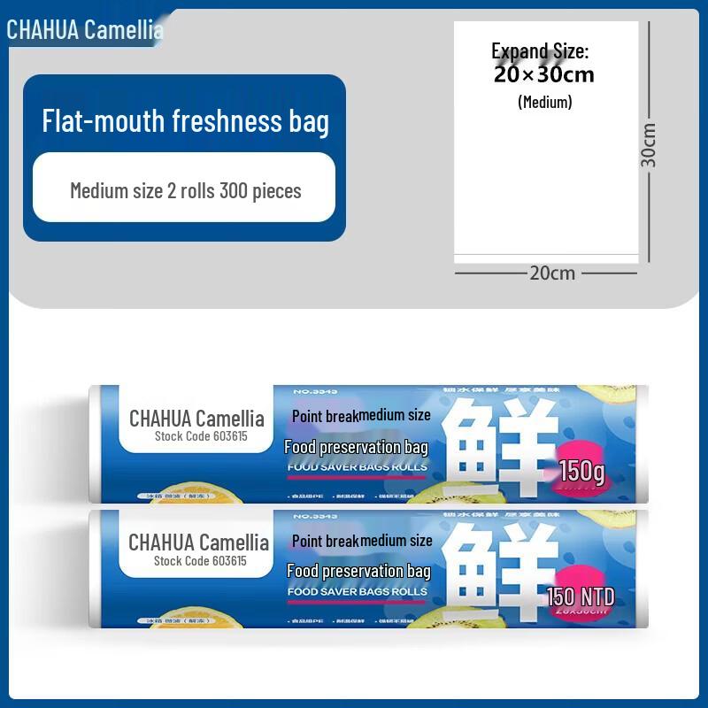 CHAHUA Perforated Medium Food Storage Bags