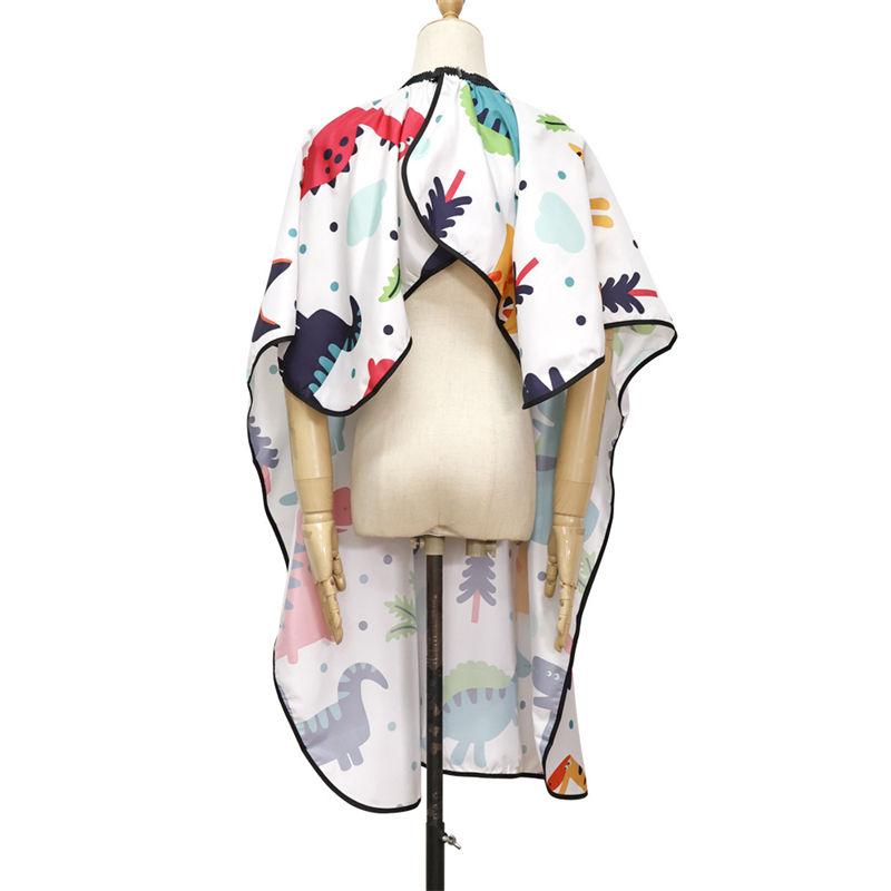 Salon Barber Wrap Children Hairdresser Cape Cute Waterproof Cutting Gown Haircut Apron GZW