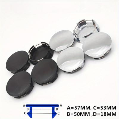 4pcs for New Mazda Original Car Hub Cap Modified Center Cover Wheel Cover 57MM Outer Diameter Rims Badge Wheel Cover Mazda 3 Cx3 Cx5 Cx4