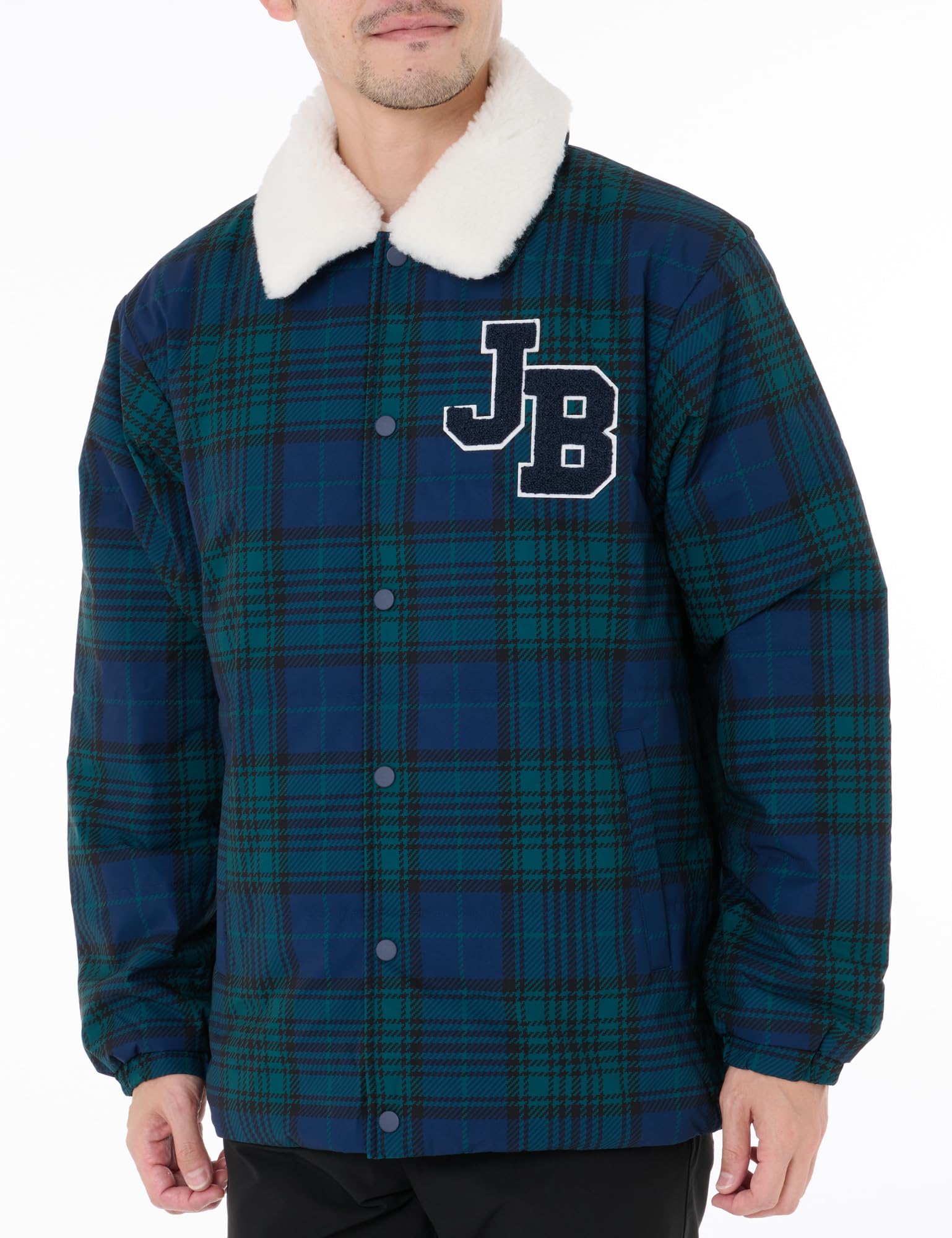 

Coach Jacket Golf Outerwear 5 [Jack Bunny] Men s (2WAY Stretch) / / 262-4220005 140_Green [L]
