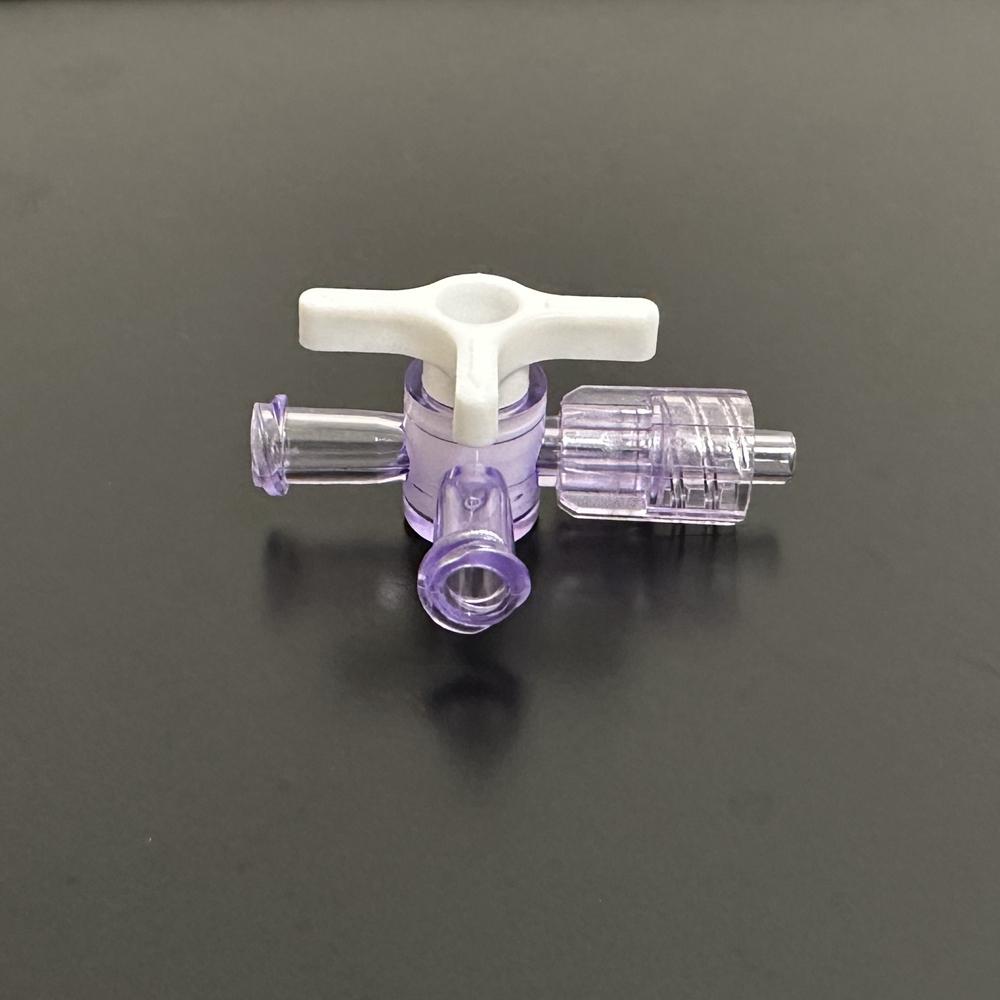 10PCS Plastic Three Way Valve Flow Control Luer Stopcock Valve for Medical Equipment