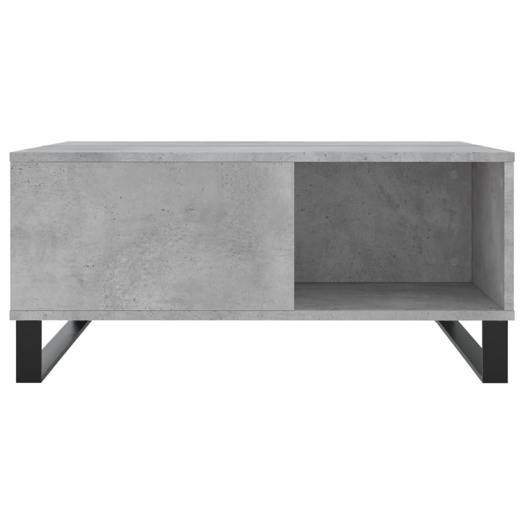 Coffee Table, Concrete Gray, 80X80X36.5 Cm