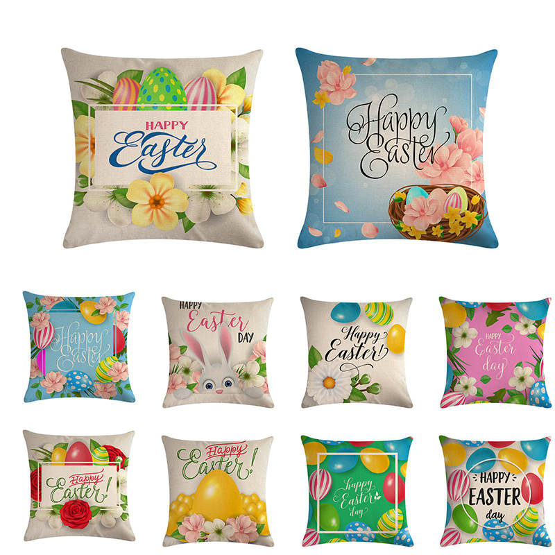 easter pillow cover
