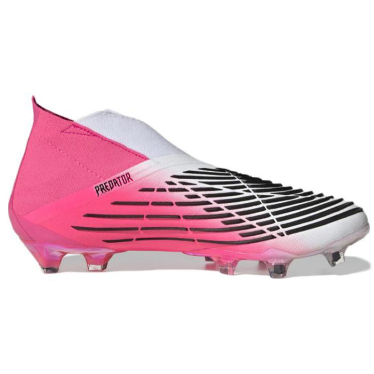 Adidas Predator Edge LZ+ FG Solar Pink Men Sneakers Core-Black Cloud-White GX3904