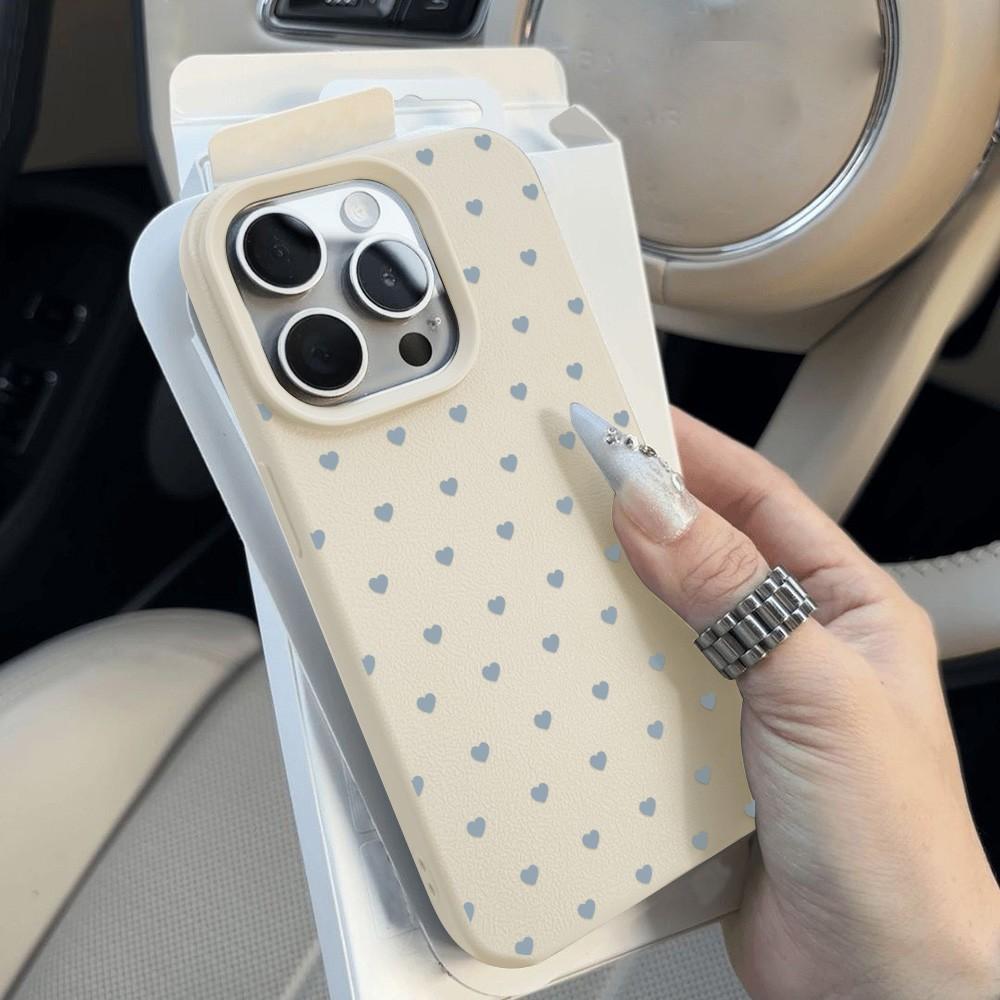 

Корейский Ins Чехол для телефона с узором в горошек и личи из кожи Для Samsung S25 S24 S23 S22 S21 S20 Plus FE Ultra 4G 5G Ударопрочный чехол Samsung S10 Plus
