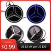 Autocolant Mașină Fierbinte Grilă Bara Față Mașină Emblema Stea Pentru Mercedes Benz W246 B180 B200 B250 Stil Oglindă 3D Logo LED