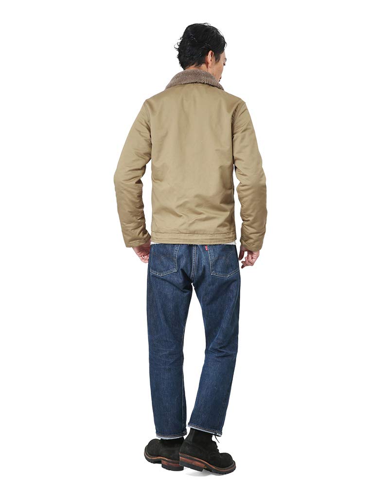 AVIREX Deck Jacket PLANE JACKET Outerwear Coat Blouson Navy L N-1 Men's (120)