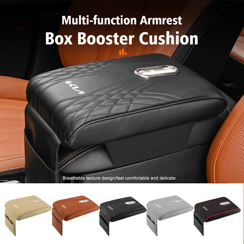 Car Armrest Mat Center Console Arm Rest Protective Cushion For KIA Stinger Optima Cerato Soul Venga Forte Spectra Sedona