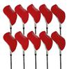 10Pcs Golf Head Headcovers with Window Display, Neoprene Golf Iron Head Covers