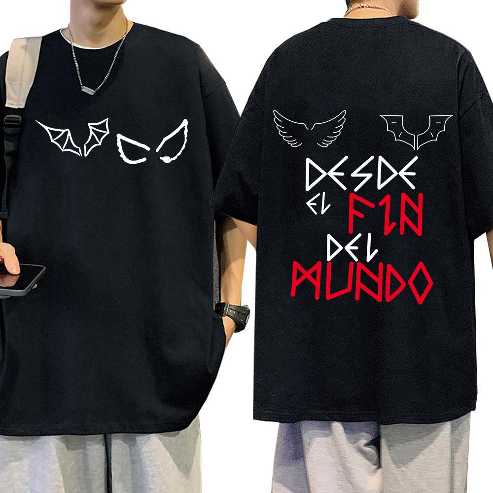 Rapper Duki From The End of The World T-shirt Mens Women Comfort Cotton Oversized T-shirts Hip Hop Vintage Short Sleeve T Shirts