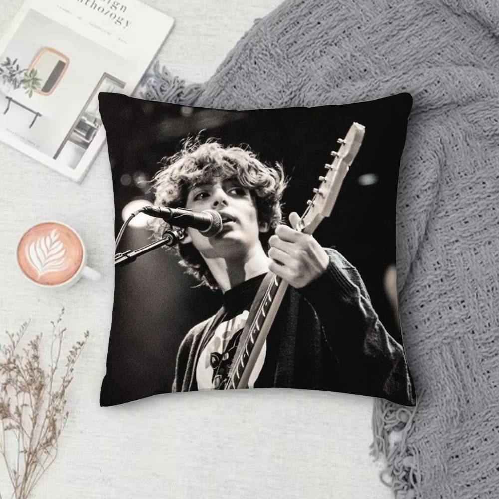 Finn Wolfhard Stranger Double-Sided Printed Square Pillow Cover Decorative Cushion Cover For Sofa Bedroom Bedside