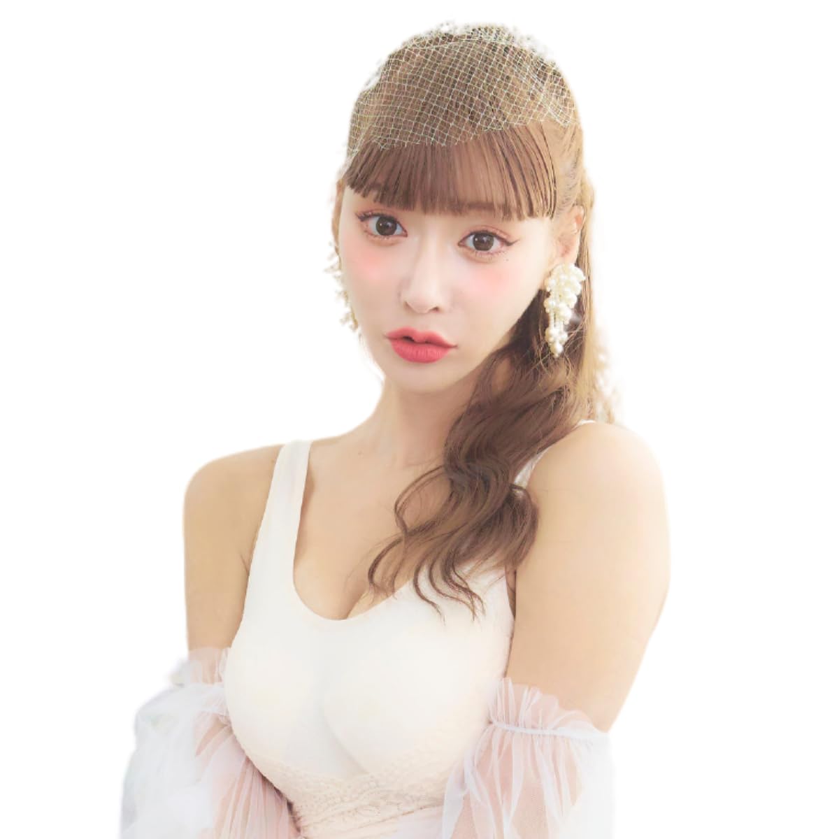 

Fluffy Marshmallow Night Hook and Loop Special 3D Back Compression Smooth Kirara Asuka [Official] Bra, 3-Piece Set, Bra, Wireless, 5-Level Closure,