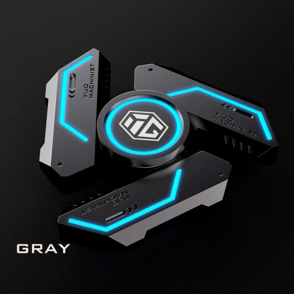 Boys Fidget Spinners Metal Luminous EDC Finger Toys Stress Relief Pressure Reduction Relieving Stress Stress-re