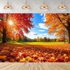 Cozy backdrop for the autumn harvest, Bethlehem Thanksgiving party decoration, background for the festival of the4989