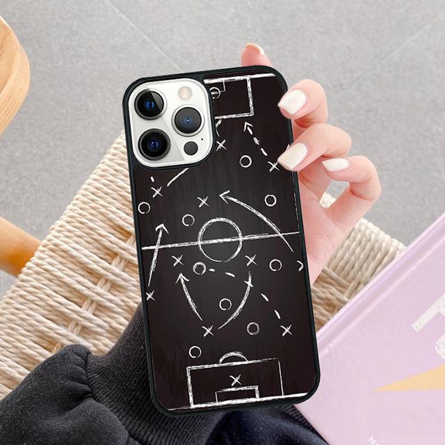 Football Soccer Tactics Time Phone Case For iPhone 17 Air 13 12 14 15 16 Cover For Apple Pro Max Plus