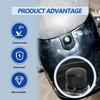 Motorcycle Aluminium Seat Bolt Tab Screw Mount Knob Cover Compatible with Harley Davidson 1996-2024, Black