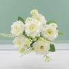Artificial Rose Bouquet Home Decor Wedding Centerpiece Photography Prop Silk Flower Arrangement In Multiple Colors